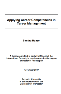 Image of Applying Career Competencies in Career Management