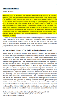 Image of Business Ethics