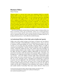 Image of Business Ethics