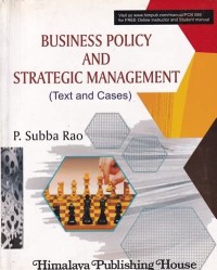 Business Policy and Strategic Management