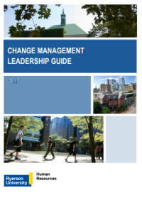 CHANGE MANAGEMENT LEADERSHIP GUIDE