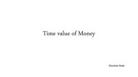 Chapter 4   Time Value of Money