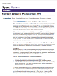 Image of Contract Lifecycle Management 101