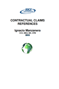 CONTRACTUAL CLAIMS REFERENCES