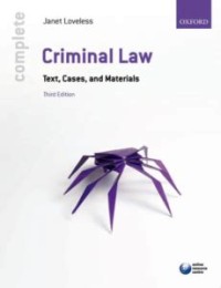 Criminal Law: Text, Cases, and Materials