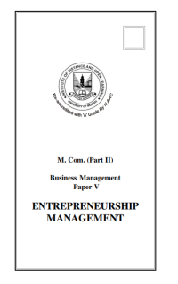 Image of ENTREPRENEURSHIP MANAGEMENT
