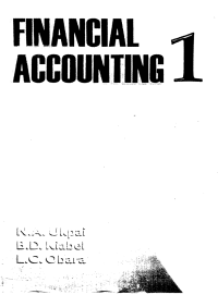 Image of Financial Accounting-I
