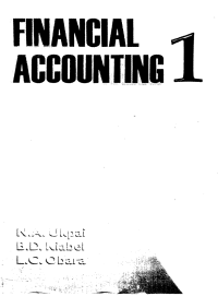 Financial Accounting-I