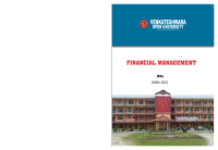 FINANCIAL AND  MANAGEMENT ACCOUNTING