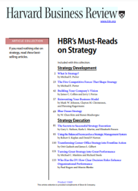 HBR’s Must-Reads on Strategy