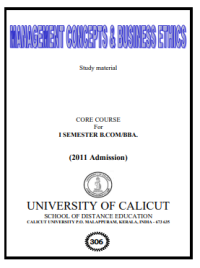 Image of Management Concepts & Business Ethics