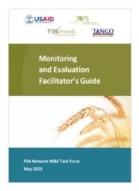 Monitoring and Evaluation Facilitator’s Guide