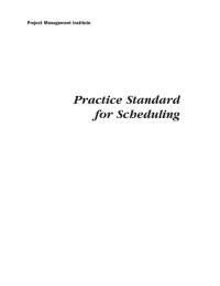 Image of practice standard for scheduling