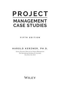 Project Management ; case studies