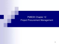 PROJECT PROCUREMENT MANAGEMENT