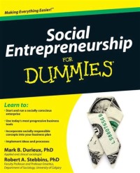 Image of Social Entrepreneurship FOR Dummies'